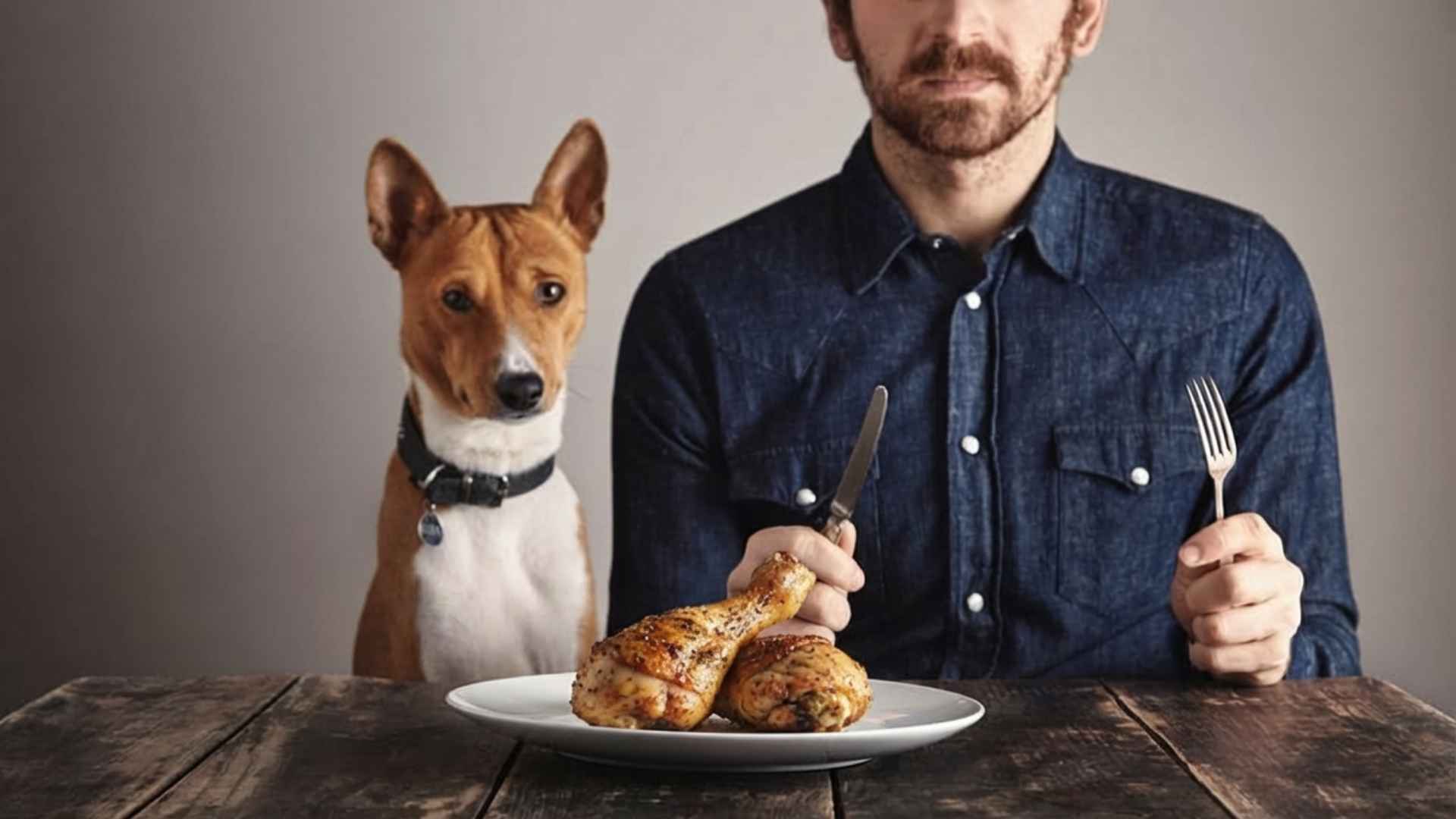 Perro no puede comer pollo